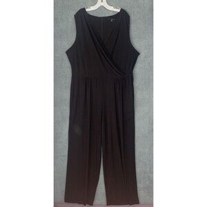 Tiana‎ B Womens Jumpsuit Size 22W Wide Leg Minimalist Capsule Elegant Workwear